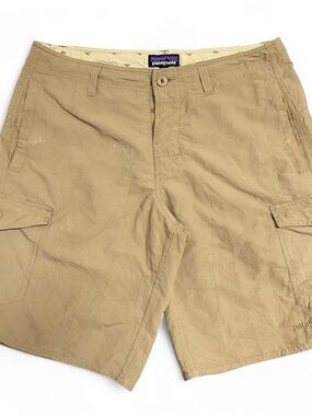 Patagonia cargo beige hiking shorts